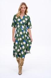 Lucky Dot midi dress